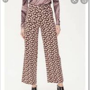 Viden NYC Floral High Waisted Culotte Pant